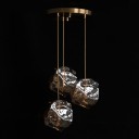 Loft Industry Modern - Glass Stone Pendant